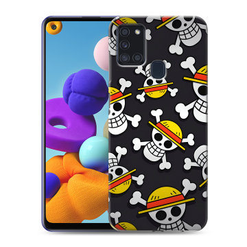 Силиконовый чехол на Samsung Galaxy A21s с принтом One Piece Ван Пис Силиконовый чехол на Samsung Galaxy A21s с принтом One Piece Ван Пис