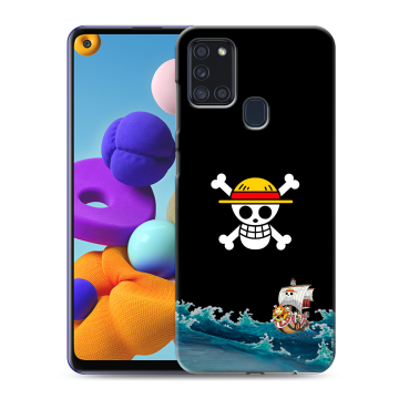Силиконовый чехол на Samsung Galaxy A21s с принтом One Piece Ван Пис