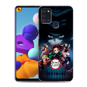 Силиконовый чехол на Samsung Galaxy A21s с принтом Demon Slayer Клинок рассекающий демонов Силиконовый чехол на Samsung Galaxy A21s с принтом Demon Slayer Клинок рассекающий демонов