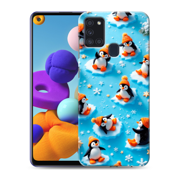 Силиконовый чехол на Samsung Galaxy A21s с принтом Новый год Силиконовый чехол на Samsung Galaxy A21s с принтом Новый год