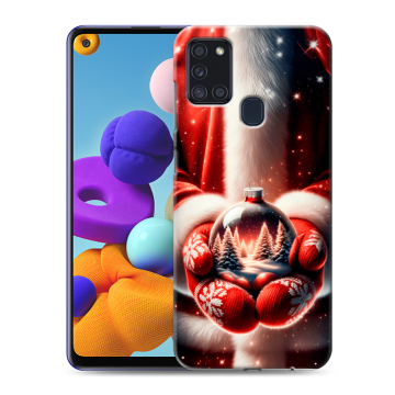 Силиконовый чехол на Samsung Galaxy A21s с принтом Новый год Силиконовый чехол на Samsung Galaxy A21s с принтом Новый год