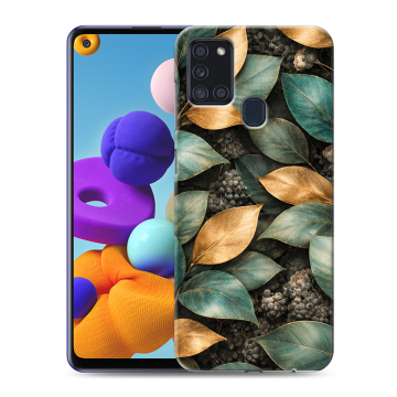 Силиконовый чехол на Samsung Galaxy A21s с принтом женский