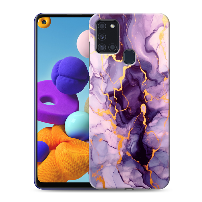 Силиконовый чехол на Samsung Galaxy A21s с принтом Мрамор Силиконовый чехол на Samsung Galaxy A21s с принтом Мрамор