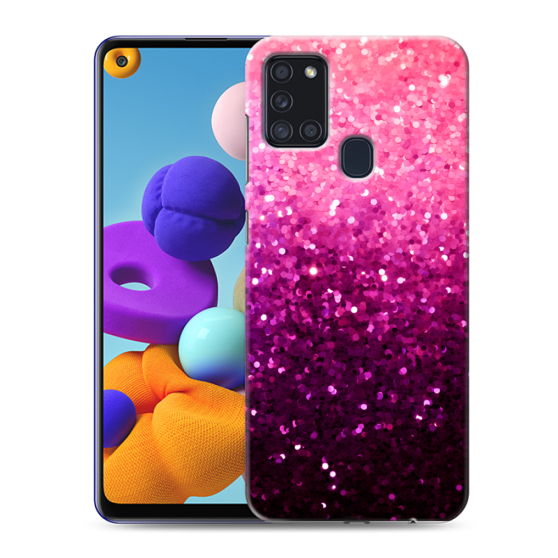 Силиконовый чехол на Samsung Galaxy A21s с принтом Блестки Силиконовый чехол на Samsung Galaxy A21s с принтом Блестки