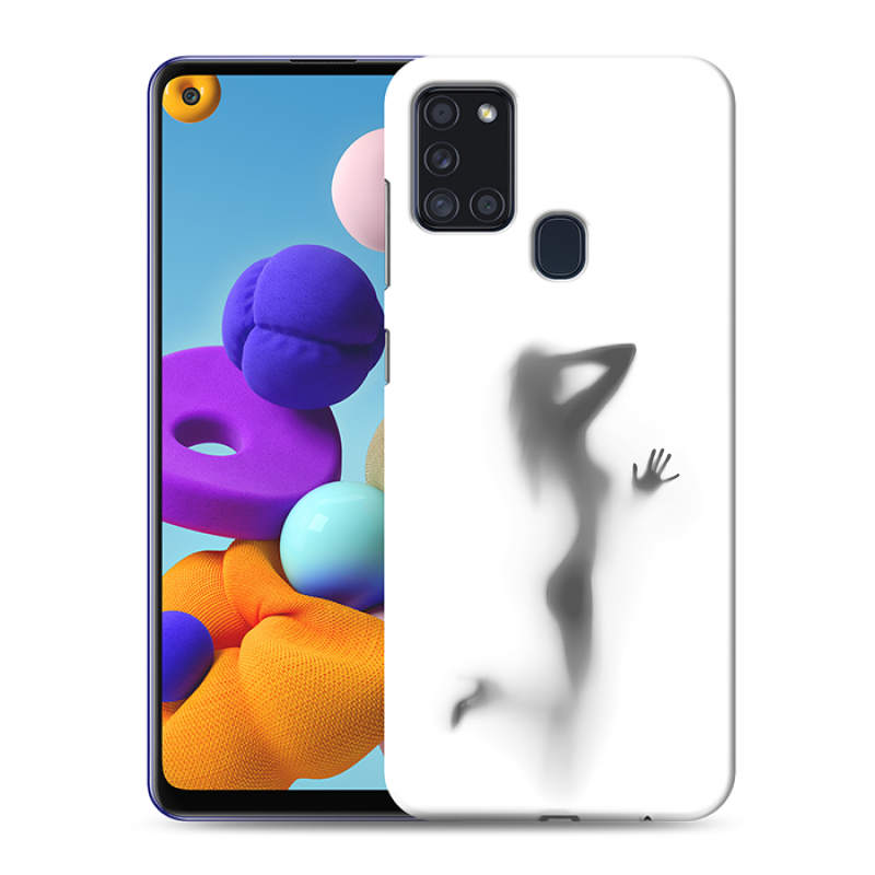 Пластиковый чехол на Samsung Galaxy A21s с принтом Силуэт Пластиковый чехол на Samsung Galaxy A21s с принтом Силуэт