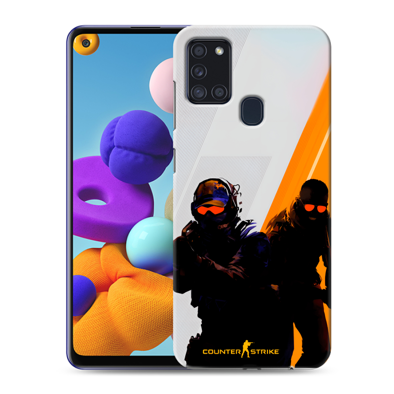Силиконовый чехол на Samsung Galaxy A21s с принтом Контер страйк Counter strike Силиконовый чехол на Samsung Galaxy A21s с принтом Контер страйк Counter strike