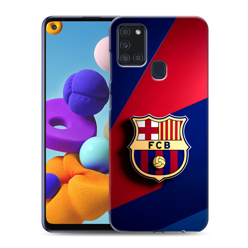 Силиконовый противоударный чехол на Samsung Galaxy A21s с принтом Барселона Barcelona Силиконовый противоударный чехол на Samsung Galaxy A21s с принтом Барселона Barcelona
