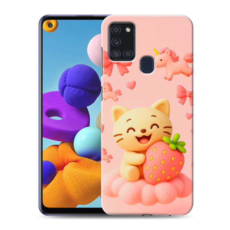 Пластиковый чехол на Samsung Galaxy A21s с принтом для девочек Пластиковый чехол на Samsung Galaxy A21s с принтом для девочек