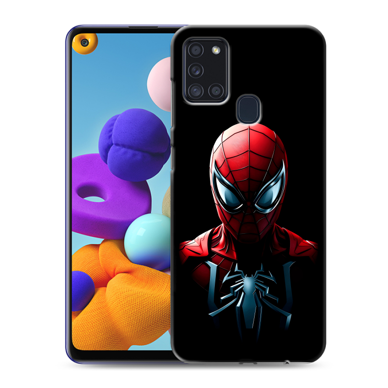 Силиконовый чехол на Samsung Galaxy A21s с принтом Spiderman Человек паук Силиконовый чехол на Samsung Galaxy A21s с принтом Spiderman Человек паук