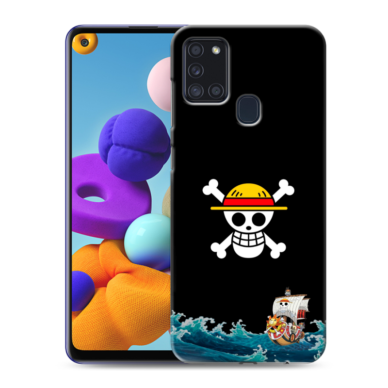 Силиконовый чехол на Samsung Galaxy A21s с принтом One Piece Ван Пис Силиконовый чехол на Samsung Galaxy A21s с принтом One Piece Ван Пис