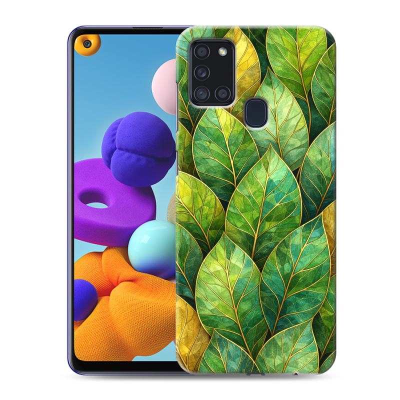 Силиконовый противоударный чехол на Samsung Galaxy A21s с принтом женский Силиконовый противоударный чехол на Samsung Galaxy A21s с принтом женский