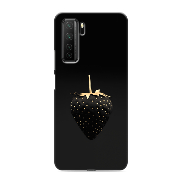 Силиконовый чехол на Huawei Honor 30S с принтом Черная клубника Силиконовый чехол на Huawei Honor 30S с принтом Черная клубника