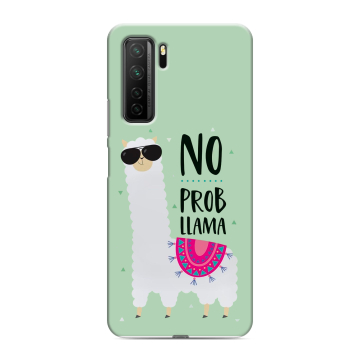Силиконовый чехол на Huawei Honor 30S с принтом Лама Силиконовый чехол на Huawei Honor 30S с принтом Лама
