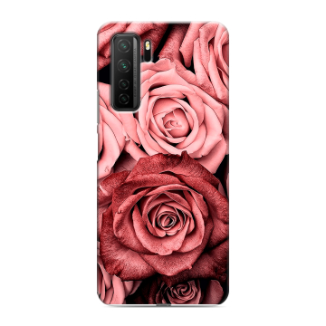 Силиконовый чехол на Huawei Honor 30S с принтом Цветы розы Силиконовый чехол на Huawei Honor 30S с принтом Цветы розы