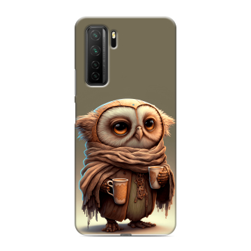 Силиконовый чехол на Huawei Honor 30S с принтом Сова Силиконовый чехол на Huawei Honor 30S с принтом Сова