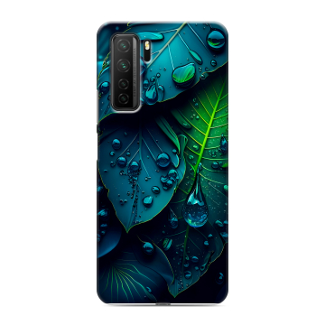 Силиконовый чехол на Huawei Honor 30S с принтом Листья Силиконовый чехол на Huawei Honor 30S с принтом Листья
