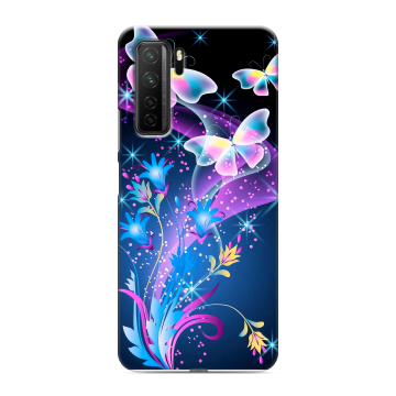 Силиконовый чехол на Huawei Honor 30S с принтом Бабочки