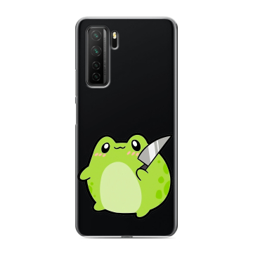 Силиконовый чехол на Huawei Honor 30S с принтом Лягушенок