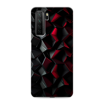 Силиконовый чехол на Huawei Honor 30S с принтом Абстракция