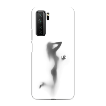 Силиконовый чехол на Huawei Honor 30S с принтом Силуэт Силиконовый чехол на Huawei Honor 30S с принтом Силуэт