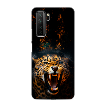 Силиконовый чехол на Huawei Honor 30S с принтом Леопард Силиконовый чехол на Huawei Honor 30S с принтом Леопард