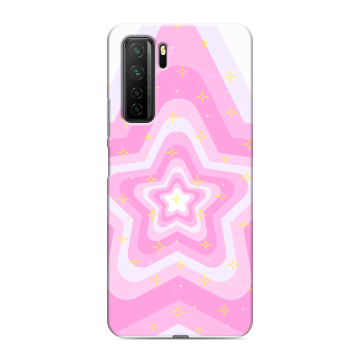 Силиконовый чехол на Huawei Honor 30S с принтом Сердечки Силиконовый чехол на Huawei Honor 30S с принтом Сердечки