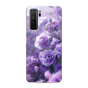 Силиконовый чехол на Huawei Honor 30S с принтом Розы цветы Силиконовый чехол на Huawei Honor 30S с принтом Розы цветы