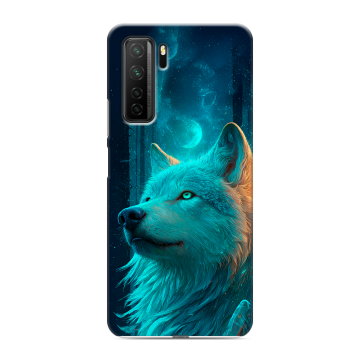 Силиконовый чехол на Huawei Honor 30S с принтом бабочки саккура Силиконовый чехол на Huawei Honor 30S с принтом бабочки саккура