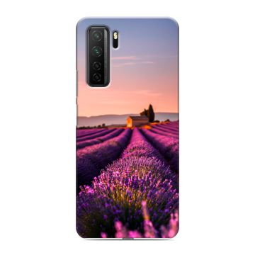 Силиконовый чехол на Huawei Honor 30S с принтом лаванда Силиконовый чехол на Huawei Honor 30S с принтом лаванда