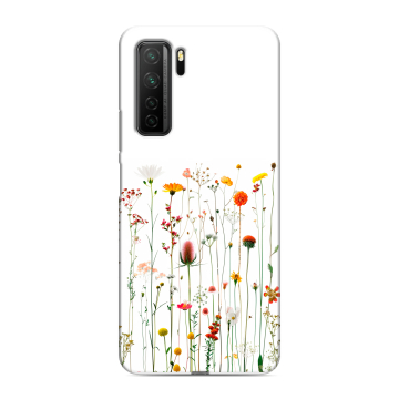 Силиконовый чехол на Huawei Honor 30S с принтом цветы