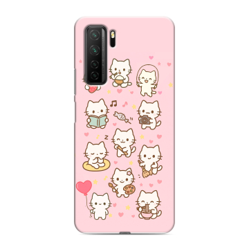 Силиконовый чехол на Huawei Honor 30S с принтом Hello Kitty Хелоу Кити