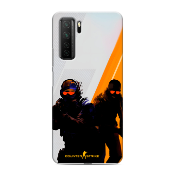 Силиконовый чехол на Huawei Honor 30S с принтом Контер страйк Counter strike