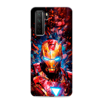 Силиконовый чехол на Huawei Honor 30S с принтом Железный человек Ironman