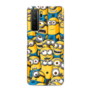 Силиконовый чехол на Huawei Honor 30S с принтом Миньоны