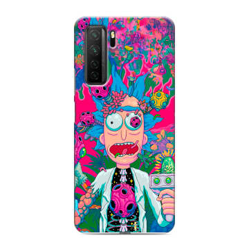 Силиконовый чехол на Huawei Honor 30S с принтом Рик и Морти Rick Morty