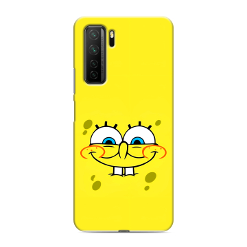 Силиконовый чехол на Huawei Honor 30S с принтом спанчбоб спанч боб