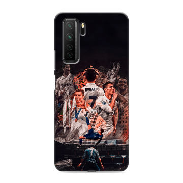 Силиконовый чехол на Huawei Honor 30S с принтом Реал Роналдо Real Ronaldo