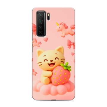 Силиконовый чехол на Huawei Honor 30S с принтом для девочек Силиконовый чехол на Huawei Honor 30S с принтом для девочек