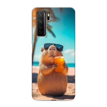 Силиконовый чехол на Huawei Honor 30S с принтом Капибара Силиконовый чехол на Huawei Honor 30S с принтом Капибара