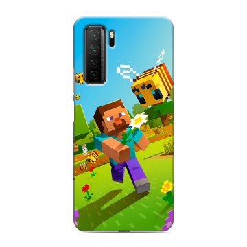 Силиконовый чехол на Huawei Honor 30S с принтом Майнкрафт Minecraft Силиконовый чехол на Huawei Honor 30S с принтом Майнкрафт Minecraft