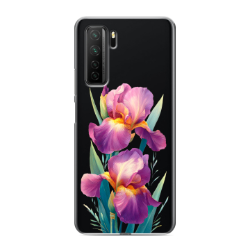 Силиконовый чехол на Huawei Honor 30S с принтом Цветы орхидеи Силиконовый чехол на Huawei Honor 30S с принтом Цветы орхидеи