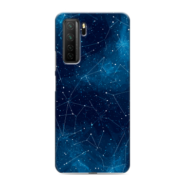 Силиконовый чехол на Huawei Honor 30S с принтом Космос звезды Силиконовый чехол на Huawei Honor 30S с принтом Космос звезды