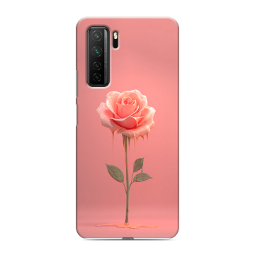 Силиконовый чехол на Huawei Honor 30S с принтом Розовая роза Силиконовый чехол на Huawei Honor 30S с принтом Розовая роза