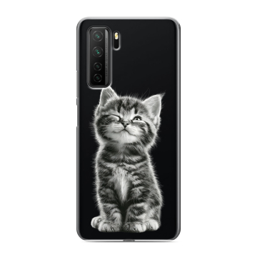 Силиконовый чехол на Huawei Honor 30S с принтом Котенок Силиконовый чехол на Huawei Honor 30S с принтом Котенок