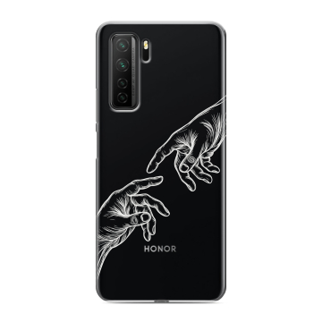 Силиконовый чехол на Huawei Honor 30S с принтом Сотворение мира Силиконовый чехол на Huawei Honor 30S с принтом Сотворение мира