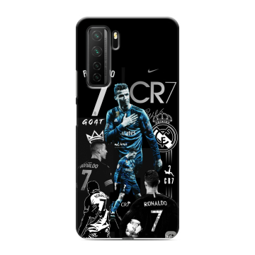 Силиконовый чехол на Huawei Honor 30S с принтом Реал Роналдо
