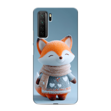 Силиконовый чехол на Huawei Honor 30S с принтом Лиса