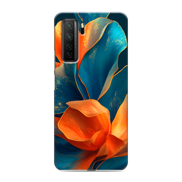 Силиконовый чехол на Huawei Honor 30S с принтом Цветы