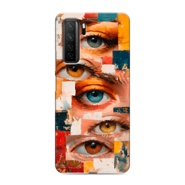 Силиконовый чехол на Huawei Honor 30S с принтом Модный принт