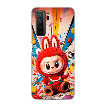 Силиконовый чехол на Huawei Honor 30S с принтом Labubu Лабубу